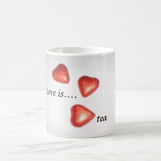 Love is...., tea coffee mug (Center)