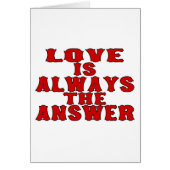 Love Is The Answer (Front)