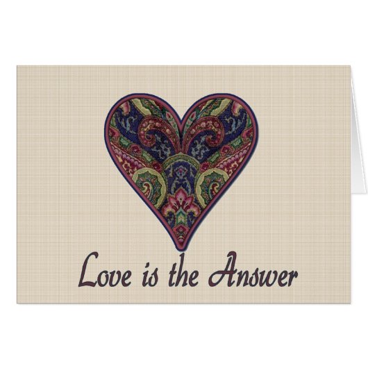 LOVE is the Answer (Front Horizontal)