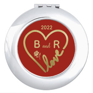 Love IS the Answer for Valentine’s Day     Compact Mirror