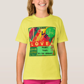 Love is the Answer Jumble T-Shirt