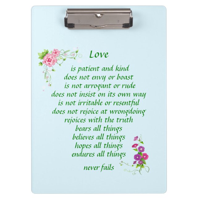 Love is The Greatest - Clipboard (Front)