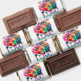 Love is the greatest of things, and God is love. Hershey's Miniatures