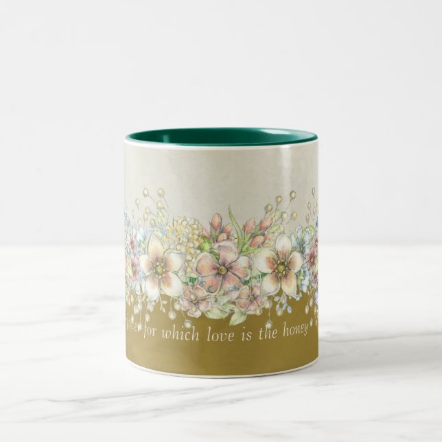 Love is the honey - Coffee Mug (Center)