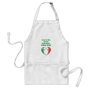 Love Is The Secret Ingredient Italian Style Adult Apron