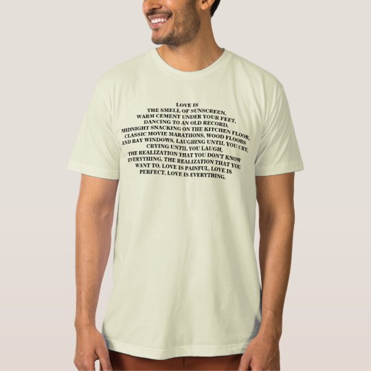love is the smell of sunscreen shirt