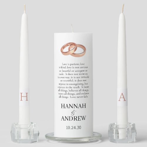 Love Is Unity Candle Set