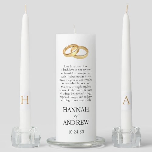 Love Is Unity Candle Set