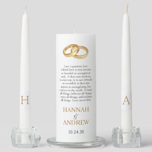 Love Is Unity Candle Set