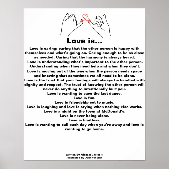 Love is..__v2__Poster Poster (Front)