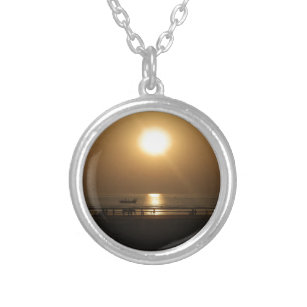 Love is what give me energy silver plated necklace
