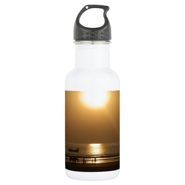 Love is what give me energy stainless steel water bottle (Front)