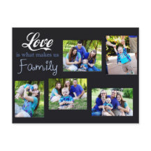 Love Is What Makes Us Family Collage
