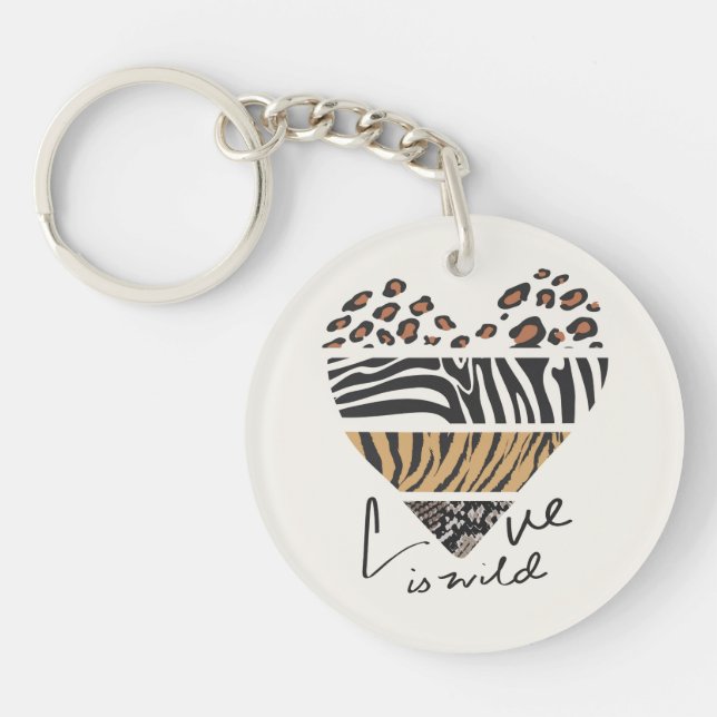 Love is Wild Keychain (Front)