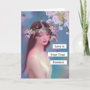 Love is Your True Essence   Fairy Like Angelic  Card