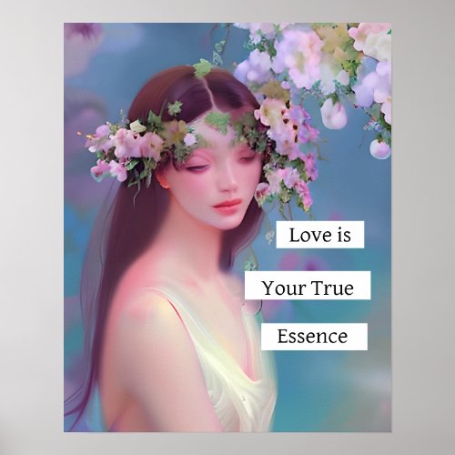 Love is Your True Essence  Fairy Like Angelic  Poster