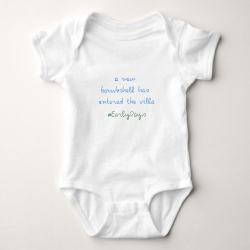 Love Island Bombshell Baby Baby Bodysuit