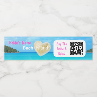 Love Island-Themed “Buy the Bride a Drink” Labels