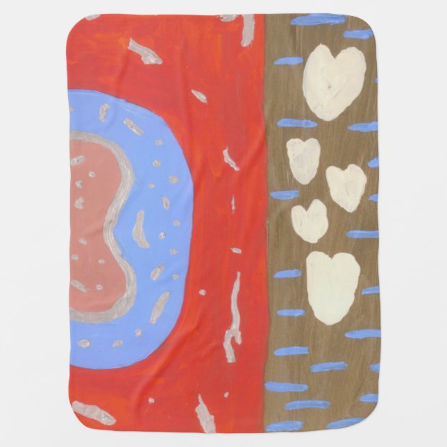 Love Isle Baby Blanket (Front)