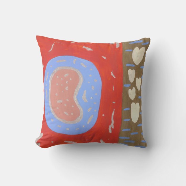 Love Isle Throw Pillow (Front)