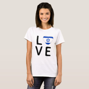 Love - Israel Flag T-Shirt