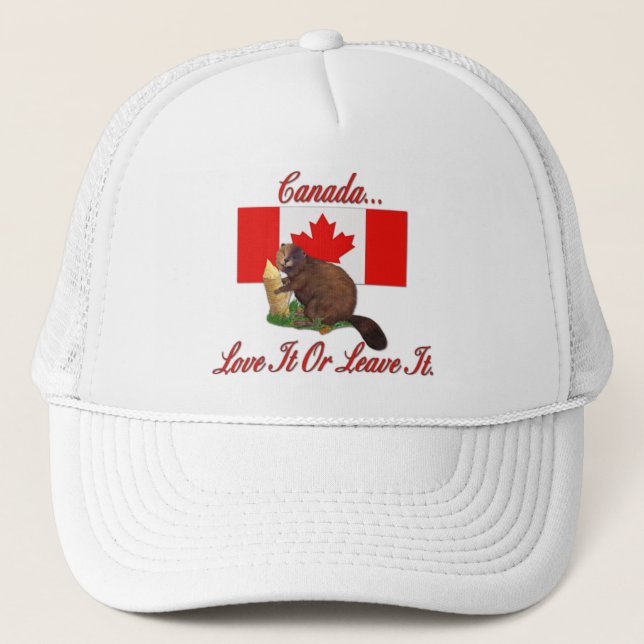 Love It or Leave It Trucker Hat (Front)