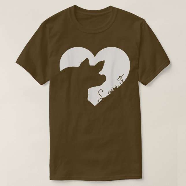 Love It Pig Farm Animal Farmer Farming Hog Country T-Shirt (Design Front)