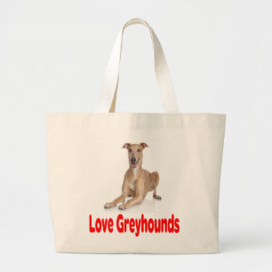 Love Italian Greyhound Puppy Dog Tote Bag