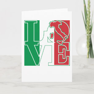 LOVE Italian Style Holiday Card