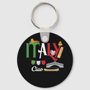 Love Italy and Everything Italian Culture Souvenir Keychain