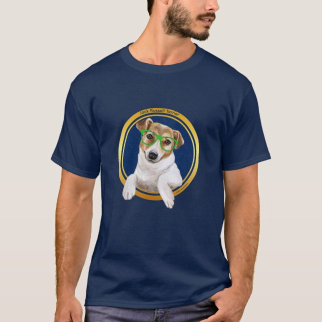 Love Jack Russell Terrier ワンポイントオリジナルメンズ♡ T-Shirt (Front)