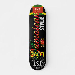 LOVE JAMAICAN STYLE  Skateboard, 7¾" Deck