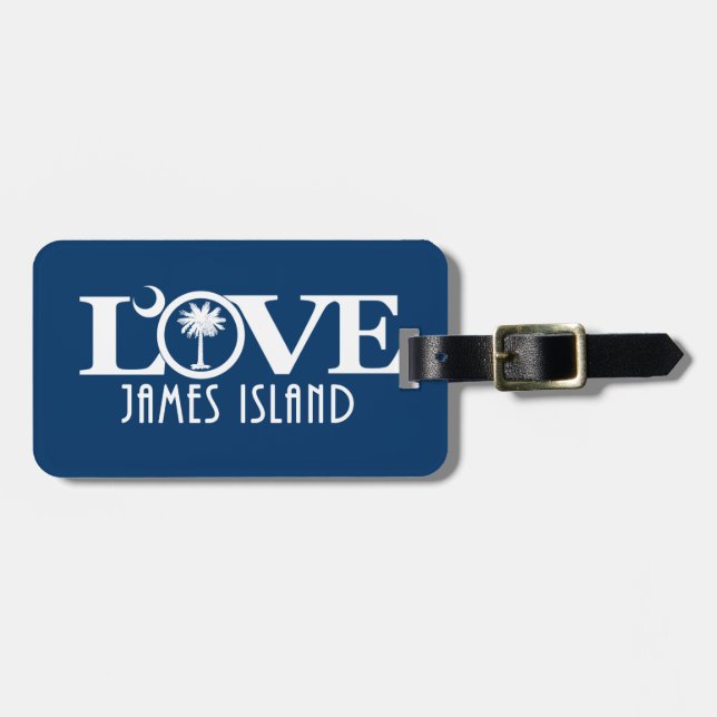 LOVE James Island Luggage Tag (Front Horizontal)