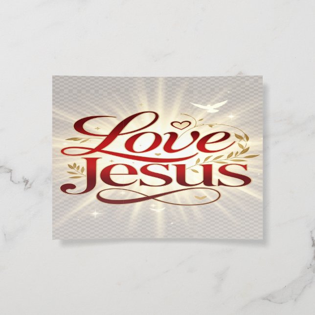 Love Jesus Brochure (Inside)