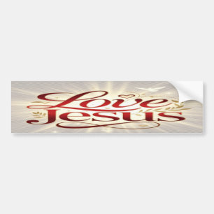 Love Jesus Bumper Sticker