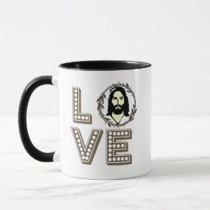 Love Jesus Coffee Mug, popular Bible Quotes Verses Mug