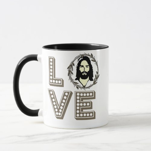 Love Jesus Coffee Mug Religious Christian Mug