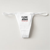 Love Jesus Cuss Thong (Front)