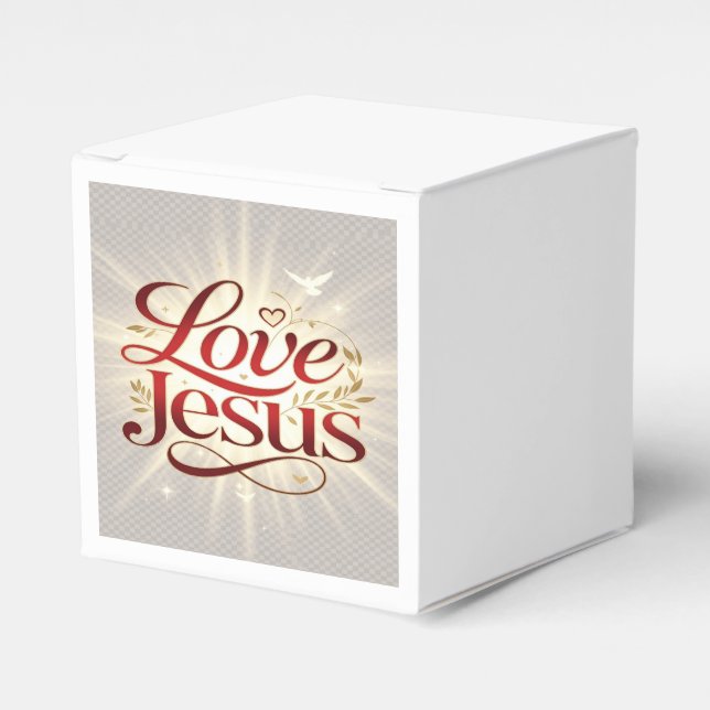 Love Jesus Favor Boxes (Front Side)