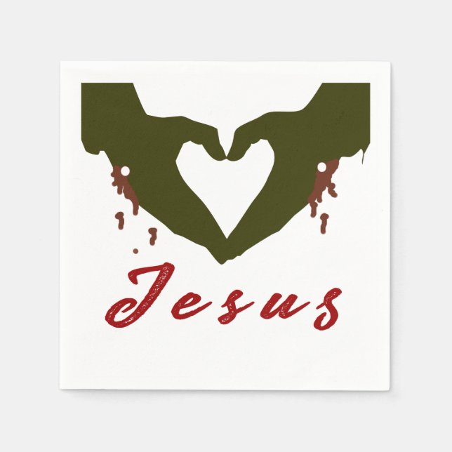 love Jesus Napkins (Front)