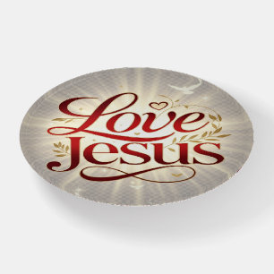Love Jesus Paperweight
