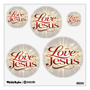 Love Jesus Wall Decal