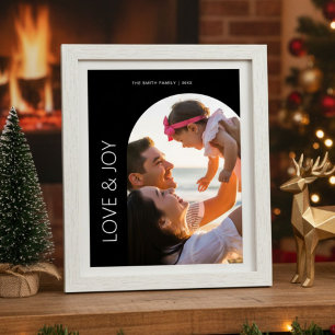 Love & Joy Cozy 1 Family photo Christmas Card