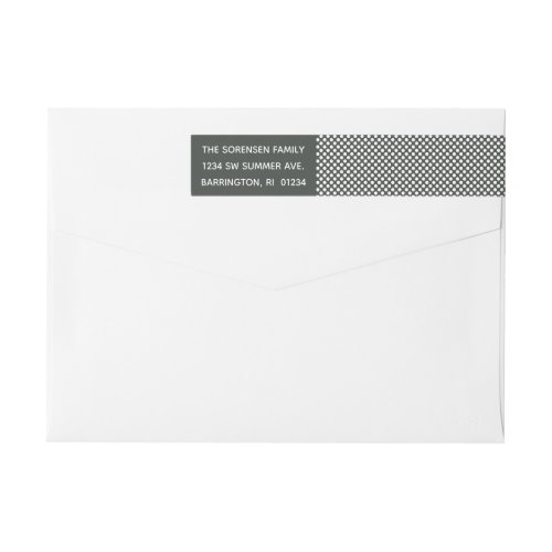 Love  Joy Holiday Envelope Wrap Around Label