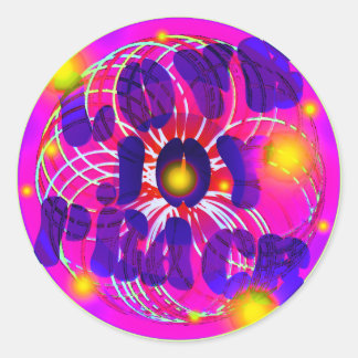 Love, Joy, Peace Classic Round Sticker