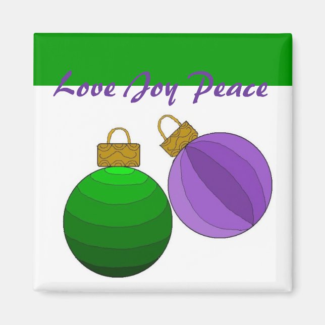 Love Joy Peace - magnet (Front)