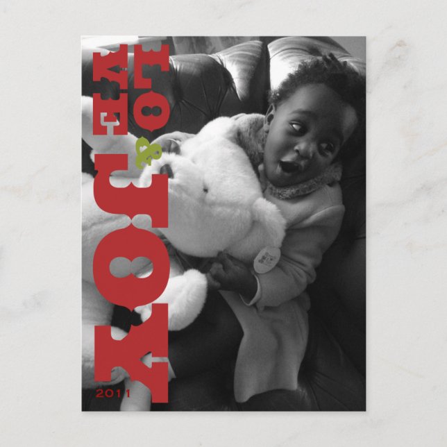 Love & Joy Photo Postcard (Front)