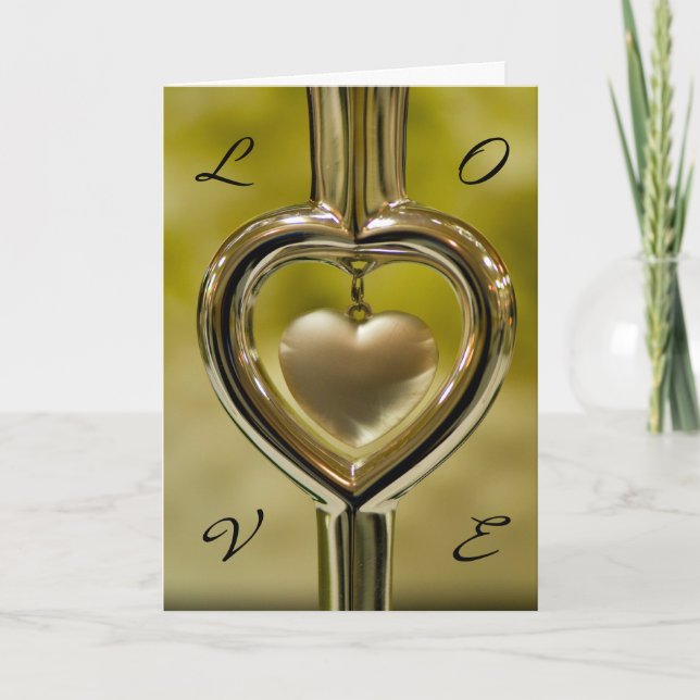 Love, Just Because Card (Front)