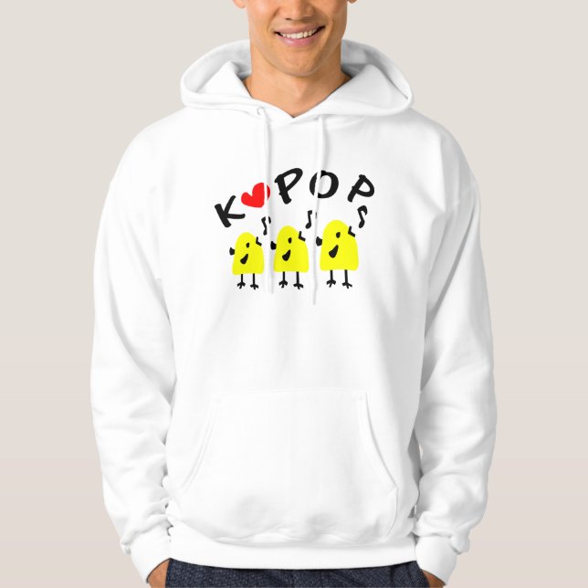 LOVE K POP LITTLE BIRDS SING HOODIE (Front)