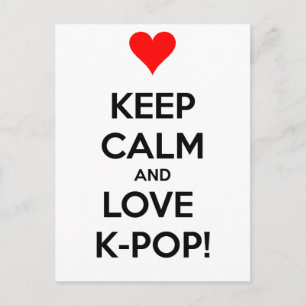 Love K-Pop! Postcard